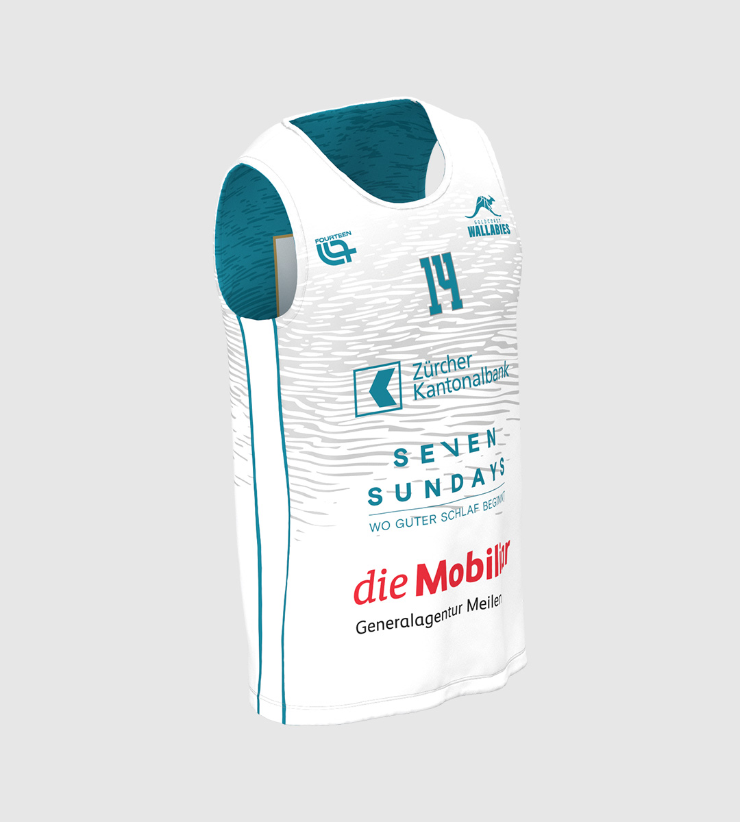 Wallabies - Kids Competition Reversible Shirt